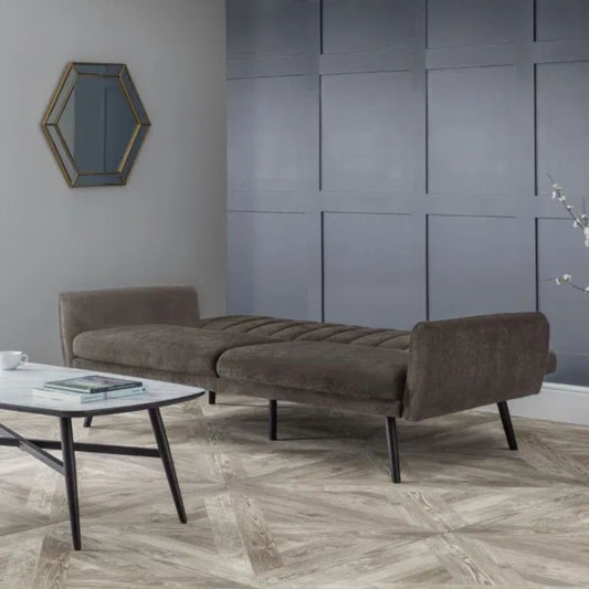 Afina Grey Velvet Sofa Bed