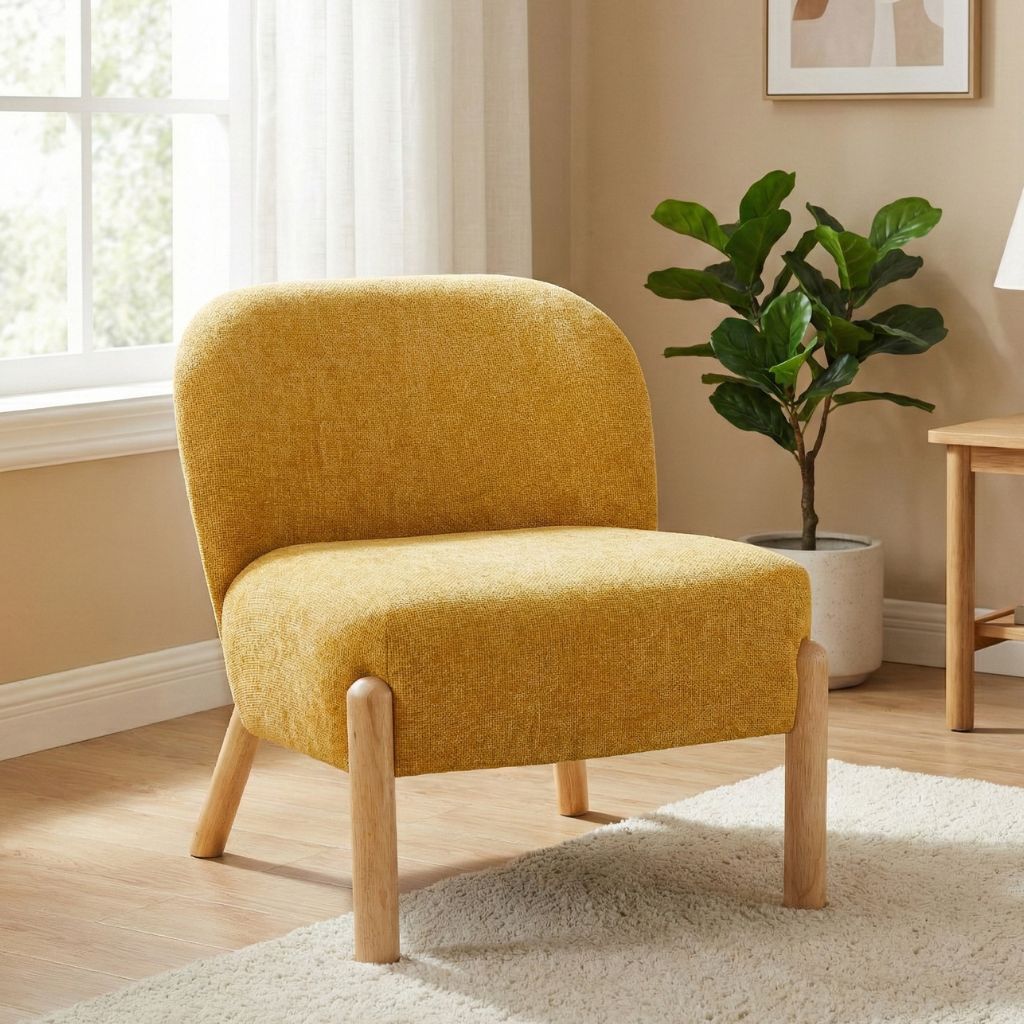 Alana Ochre Accent Chair by Annaghmore