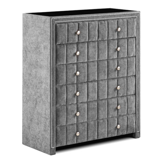 Amelia Grey 6 Drawer Chest