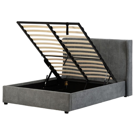 Amelia Plus Grey Bed Frame with Storage