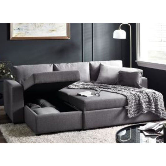 Angel grey sofa bed with storage