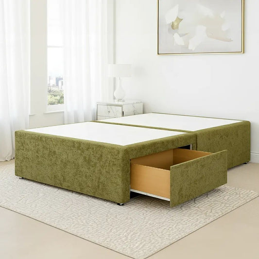 Fabric 4-Drawer Bed Base