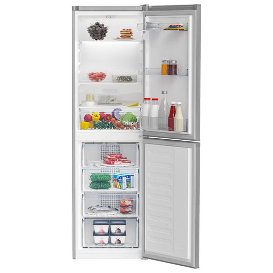 Beko Silver CCFM4582S Frost Free Fridge Freezer Inside