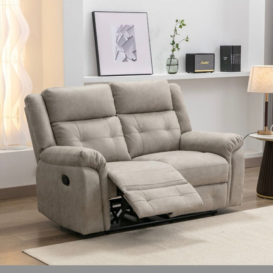 Berkeley Light Grey Reclining 2 Seater