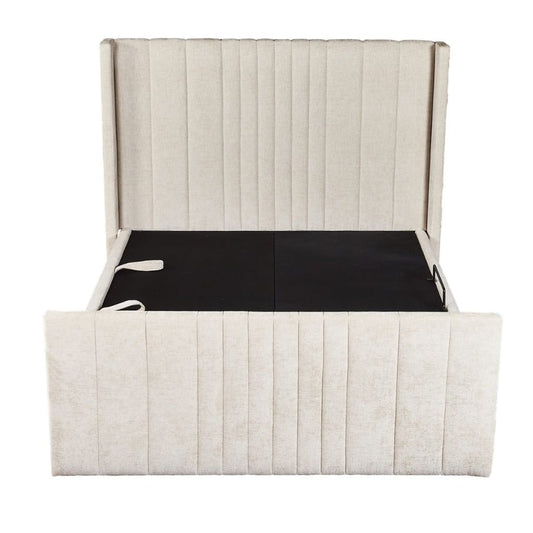Clara Beige Ottoman Bedframe