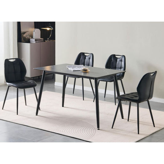 Sleek and modern dining set