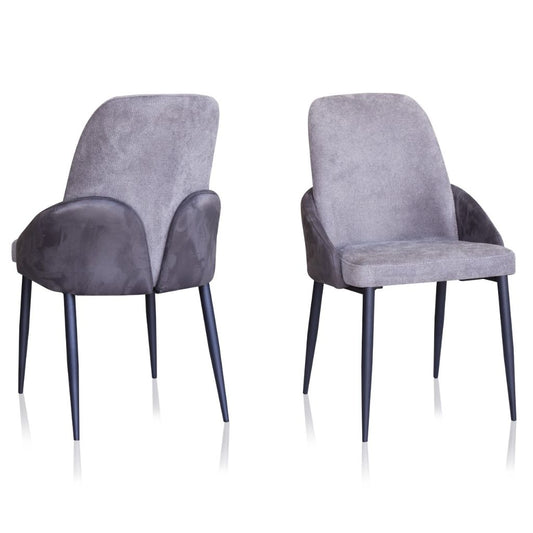 Diego Grey Dining Chair Back