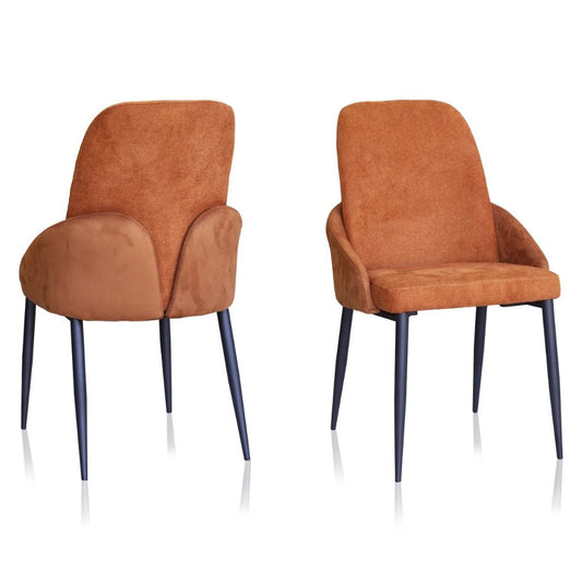 Diego Pumpkin Dining Chair Back
