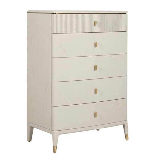 Diletta Stone 5 Drawer Tall Chest
