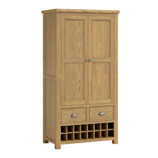 Dorchester Oak Double Larder Unit