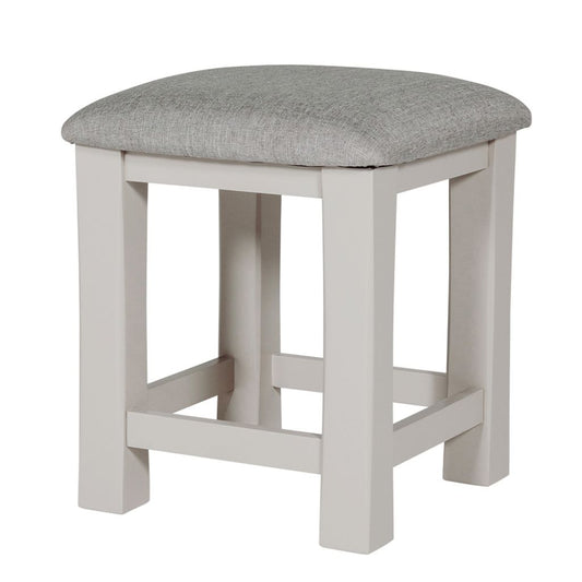 Doune Taupe Dressing Stool