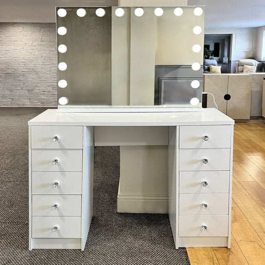 Hollywood 10 Drawer Vanity Station by Derrys
