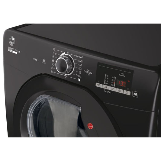 Hoover Black HLEC9DGB 9kg Condenser Tumble Dryer Options