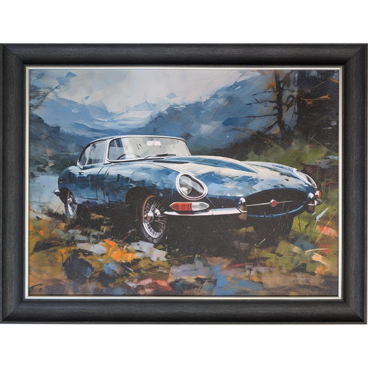 Jaguar Sports Car Framed Picture