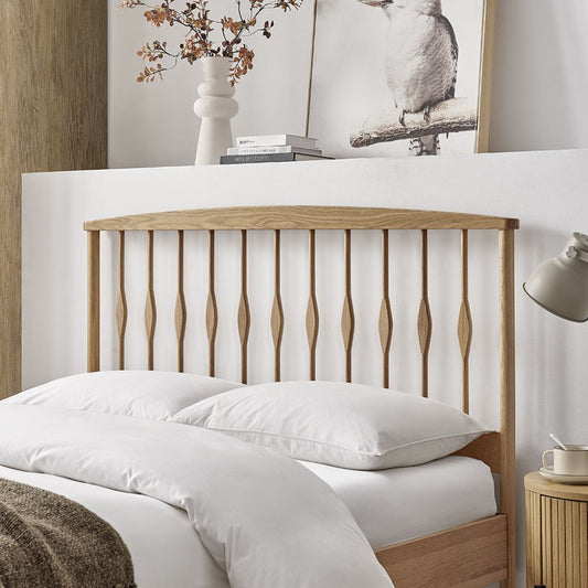 Juno Oak Bedframe Headboard
