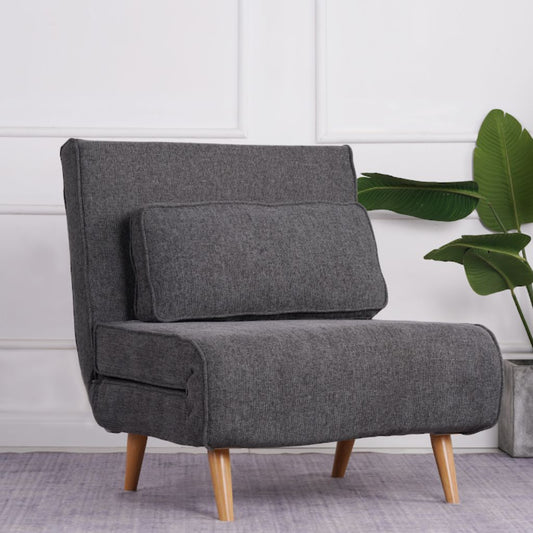 Kendal Charcoal Single Sofa Bed