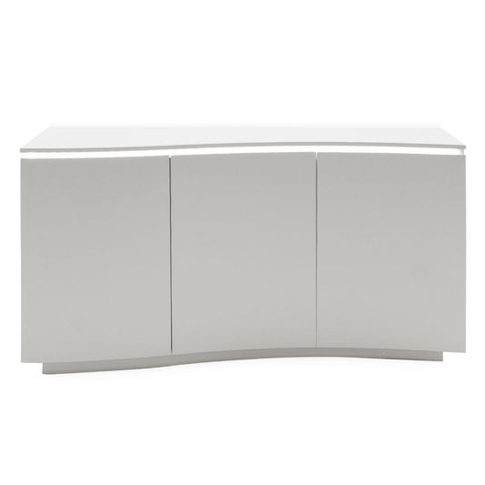 Lazzaro Light Grey Sideboard with LED Lights