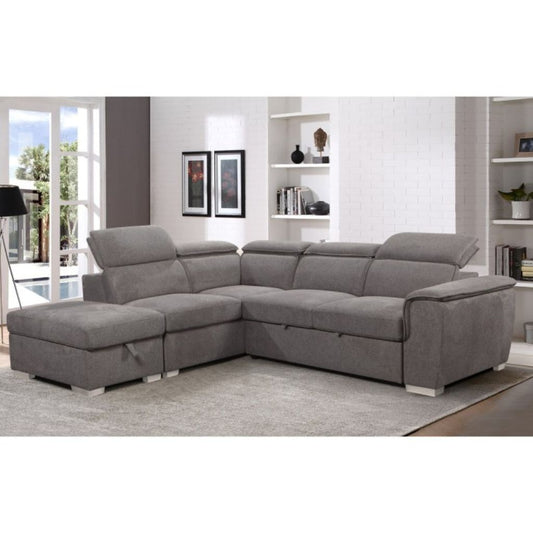 Malta Grey corner sofa bed