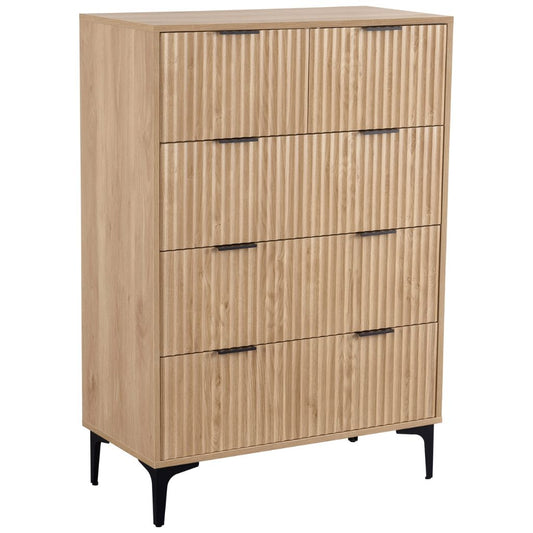 Miami Oak Effect 3+2 Drawer Chest