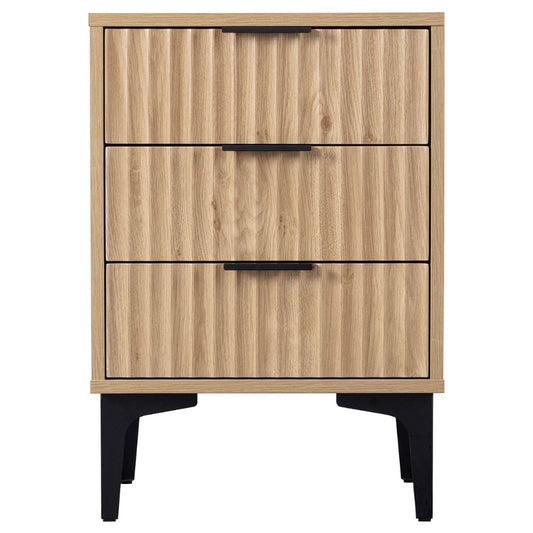 Miami Oak Effect Bedside Table