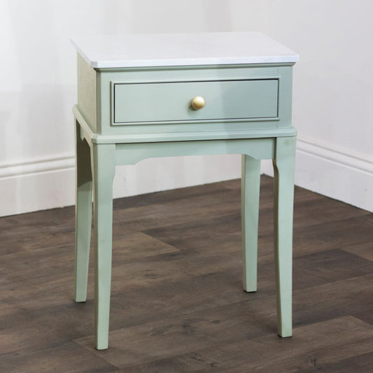 Monroe Sage 1 Drawer Accent Table