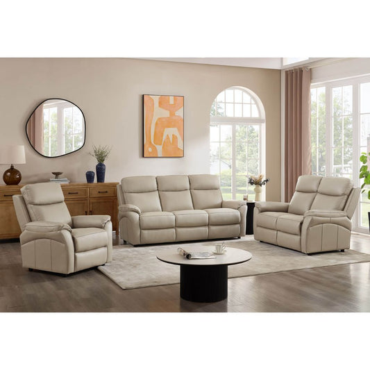 Nardo Cashmere Leather Sofa Set