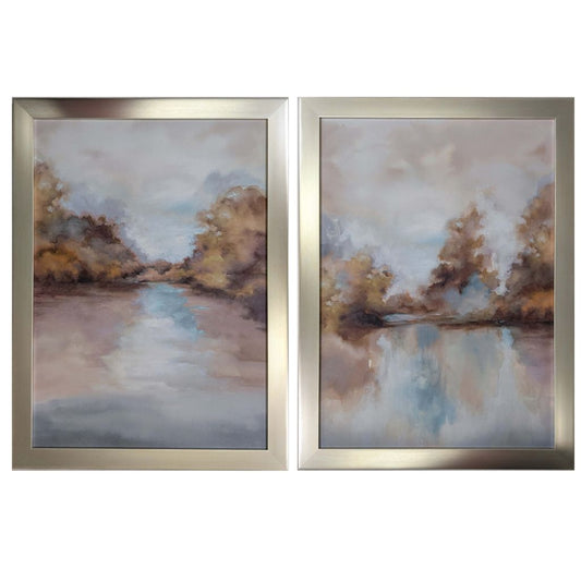 Oasis Of Tranquility Set of 2 Framed Pictures