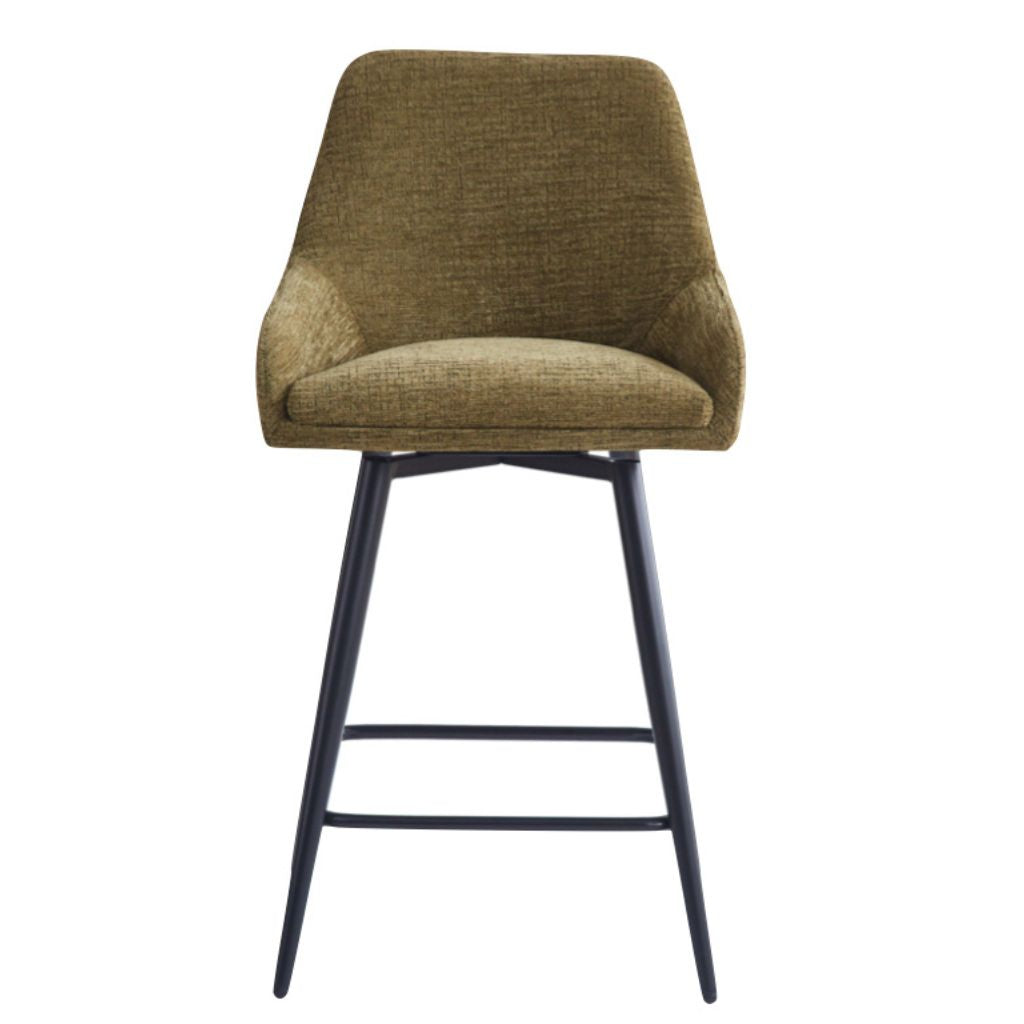 Oscar Olive Green Counter Stool by Annaghmore