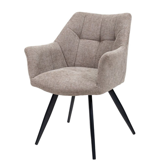Potenza Taupe Textured Dining Chair