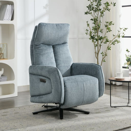 Prestige Arona Electric Reclining Swivel Chair Tilted