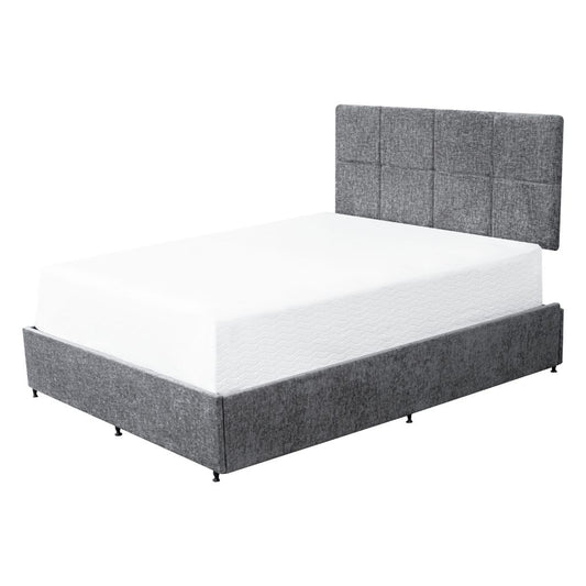 Prime Grey Fabric Base and Headboard Angle