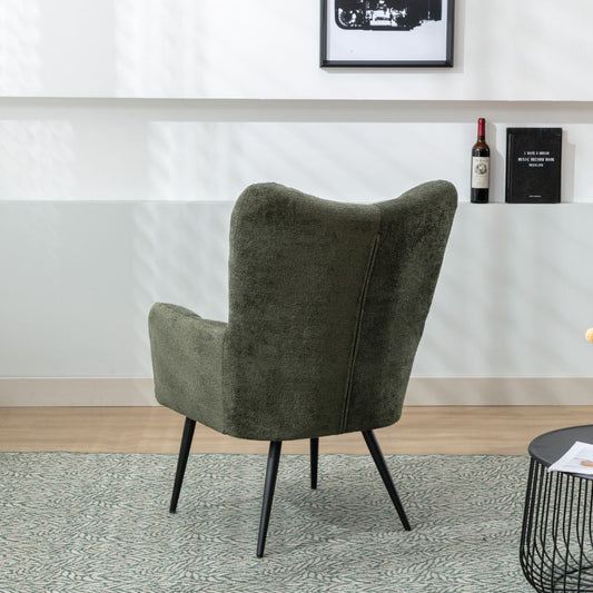 Reese Green Accent Chair Back