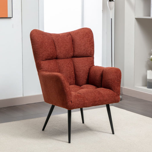 Reese Rust Accent Chair Angle
