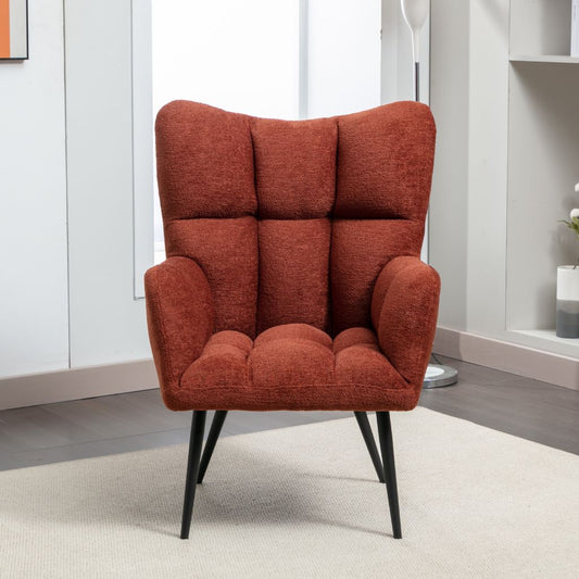 Reese Rust Accent Chair Front