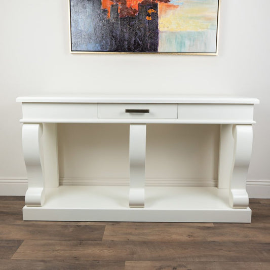 Scroll Ivory 150cm Sideboard w/ Drawer