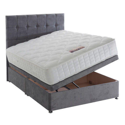 Vermont 3ft (Single) Side Opening Ottoman and Mattress Set by Durabeds