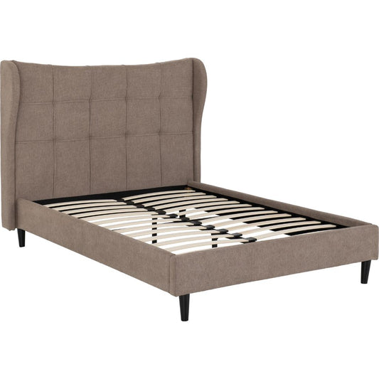 Verona Brown Fabric Bedframe