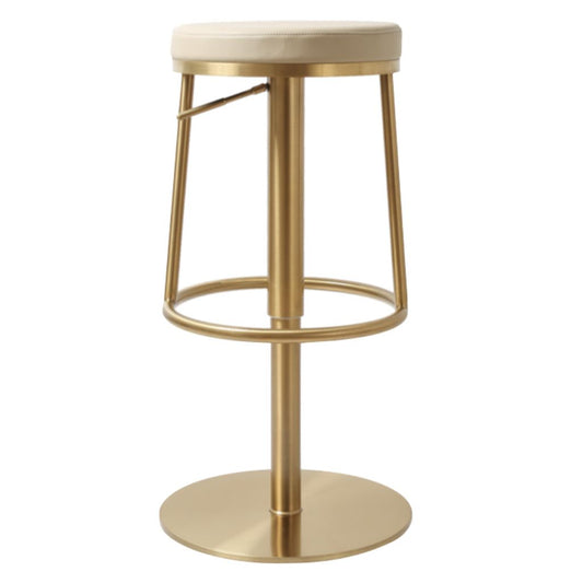 Vibe Gold Barley PU Bar Stool