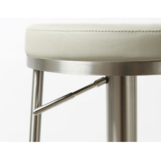 Vibe Steel Light Grey PU Bar Stool Seat