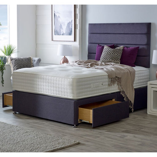 Victoria 2-Drawer Base, Headboard and Mattress Set