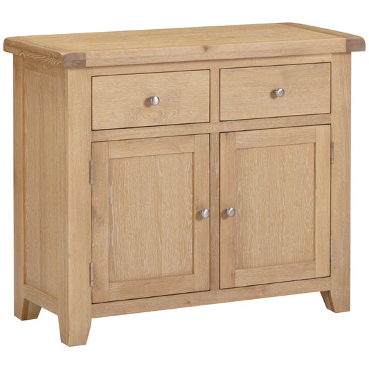 Windsor Natural Oak 2 Door 2 Drawer Sideboard