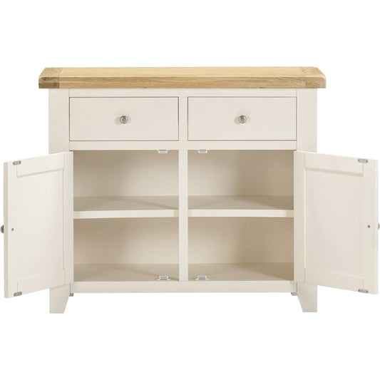 Windsor Ivory 2 Door 2 Drawer Sideboard Front