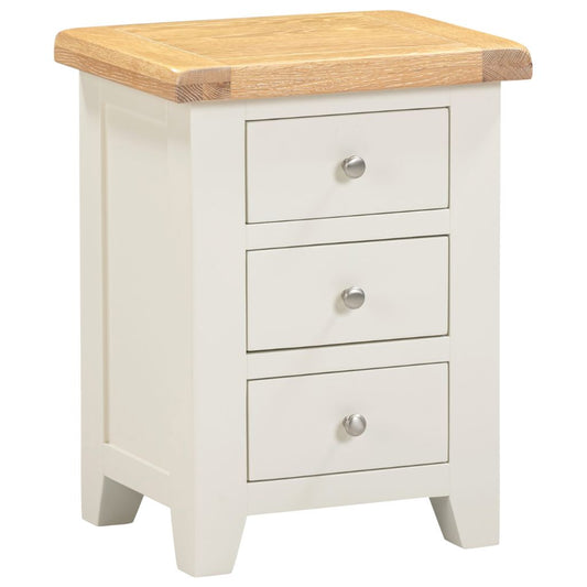 Windsor Ivory 3 Drawer Bedside