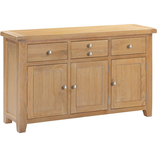 Windsor Natural Oak 3 Door 3 Drawer Sideboard