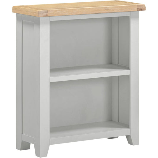 Windsor Pebble Grey Low Bookcase