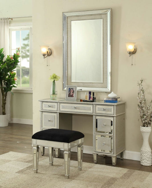 Sofia Mirrored Stool by Derrys
