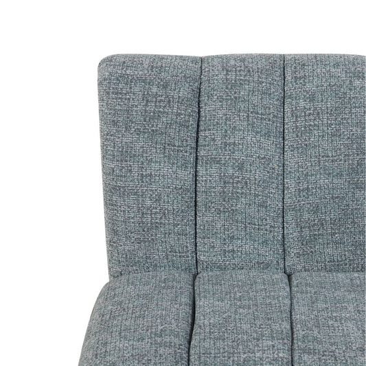 Close up of vertical stitching in shade grey