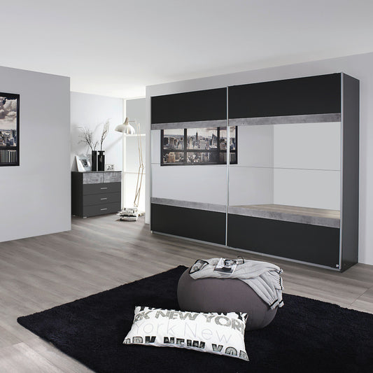 Penzberg 2-Door Sliding Wardrobe Range by Rauch