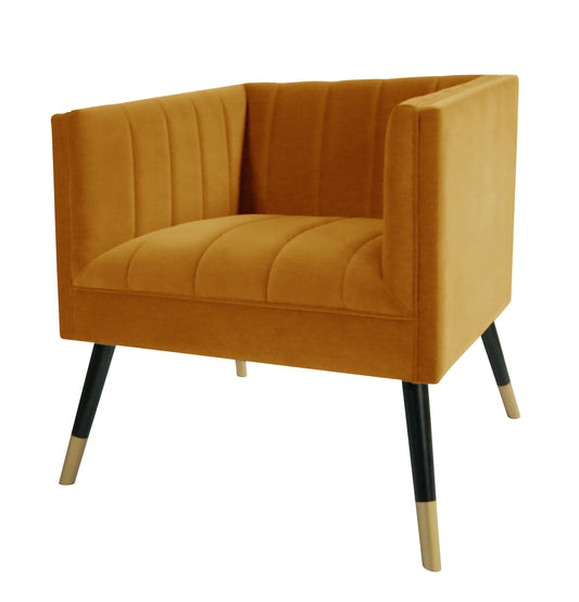 Jackson Mustard Tub Chair by Derrys - Ashgrove Furnishings