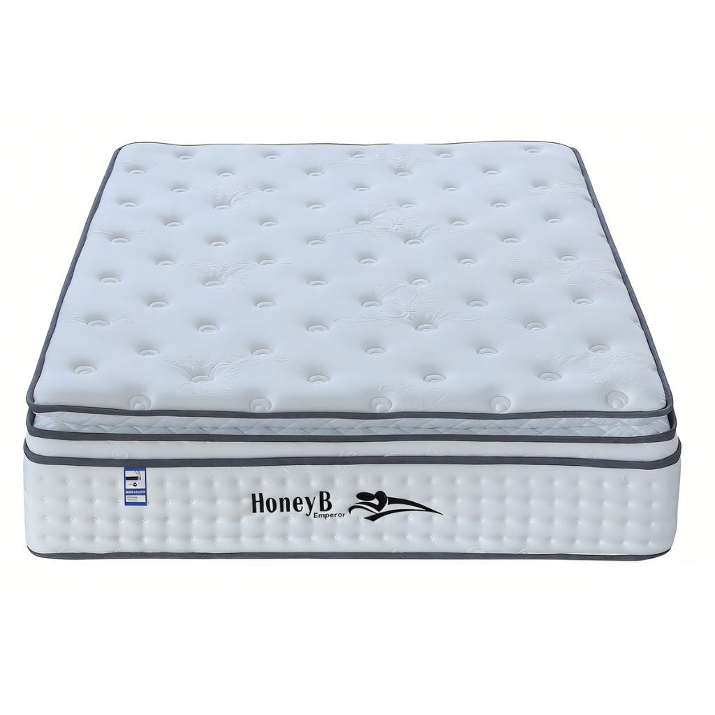 Pocket spring mattress with gel memory foam layer